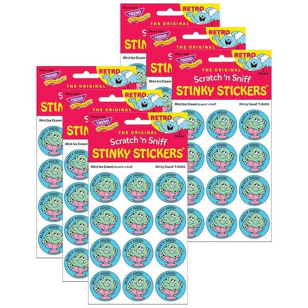 Trend Minty Good/Mint Ice Cream Scented Stickers, 144PK T83613 - main